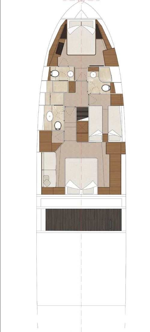 Rzut jachtu Greenline 58 Fly Seven Seas