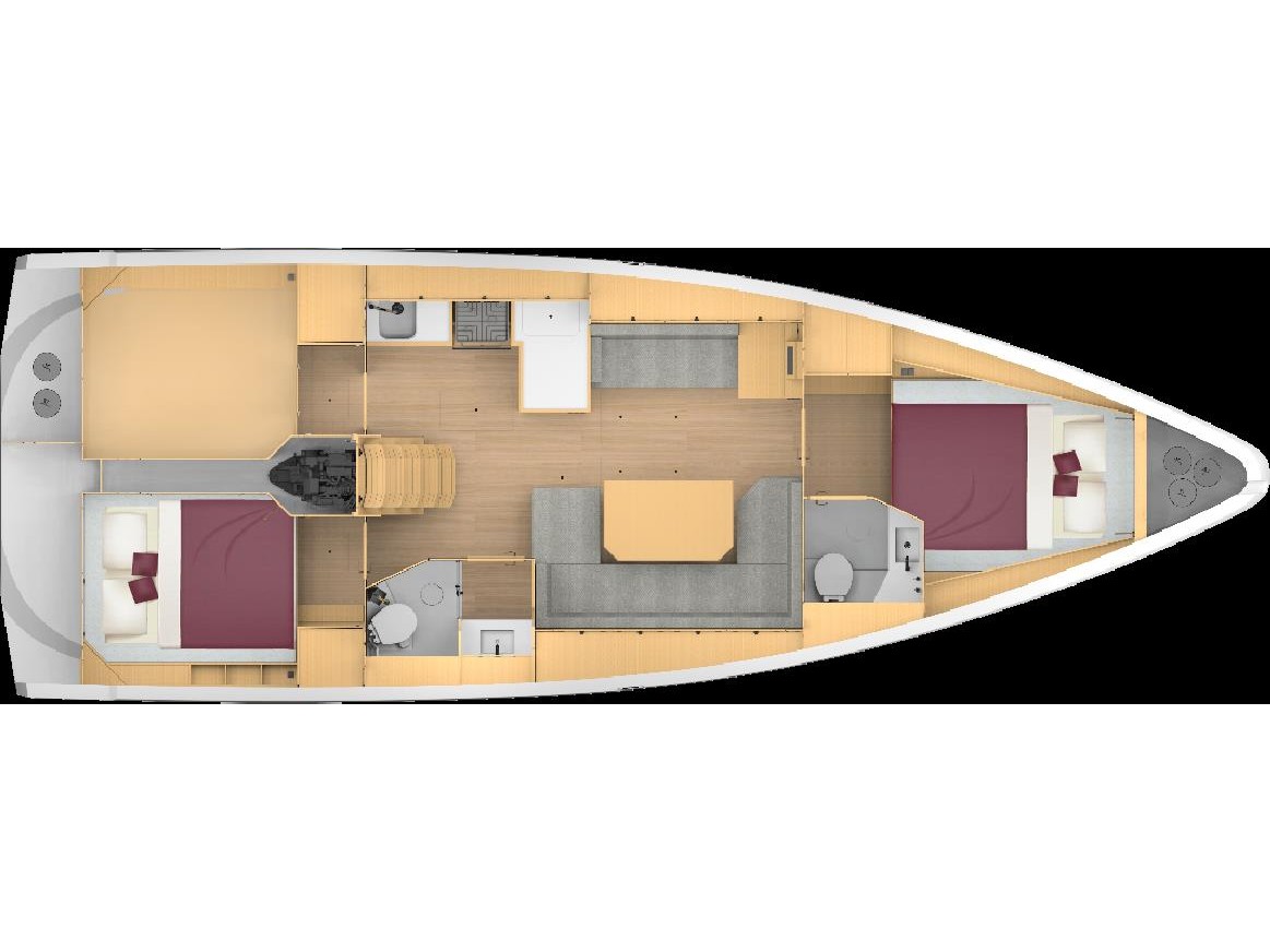 Rzut jachtu Bavaria C42 Ti Dodo IV