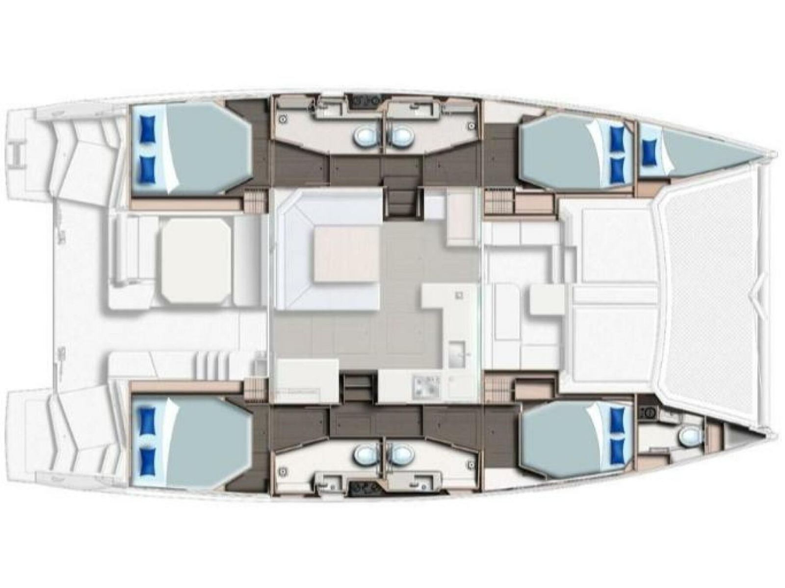 Rzut jachtu Leopard 45 Tropical Squeeze
