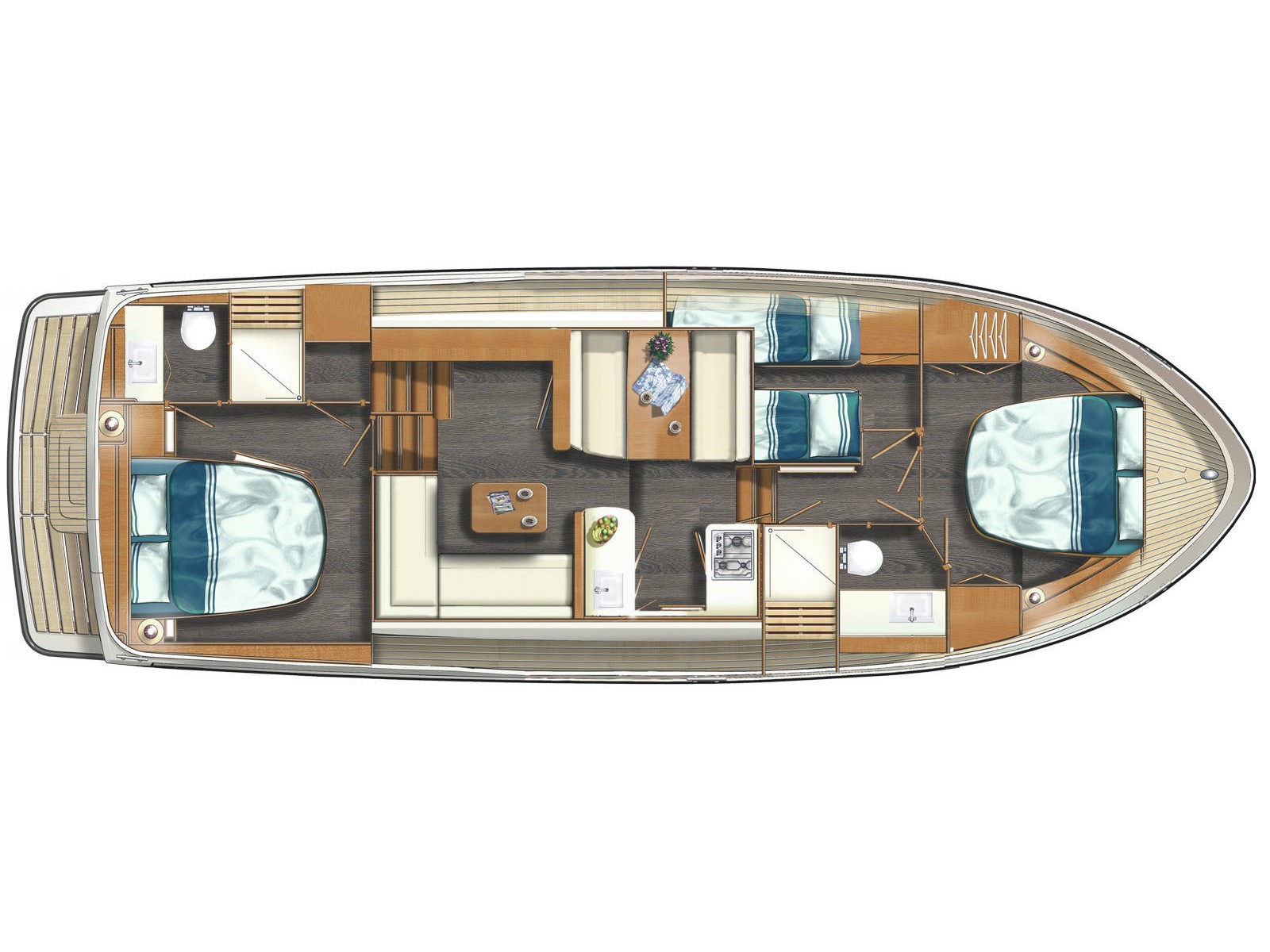 Rzut jachtu Linssen Grand Sturdy 40.0 AC Hydra