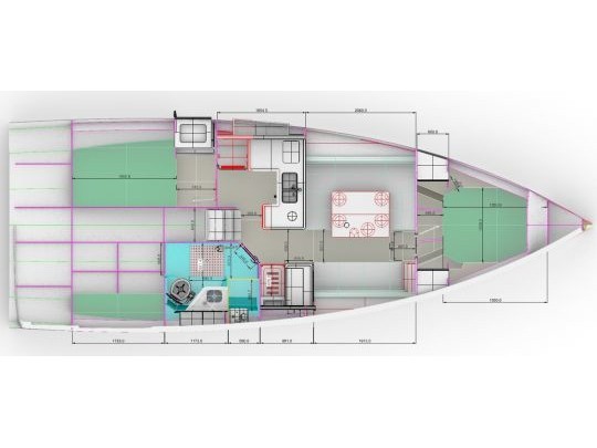 Rzut jachtu RM 1080 Kairos