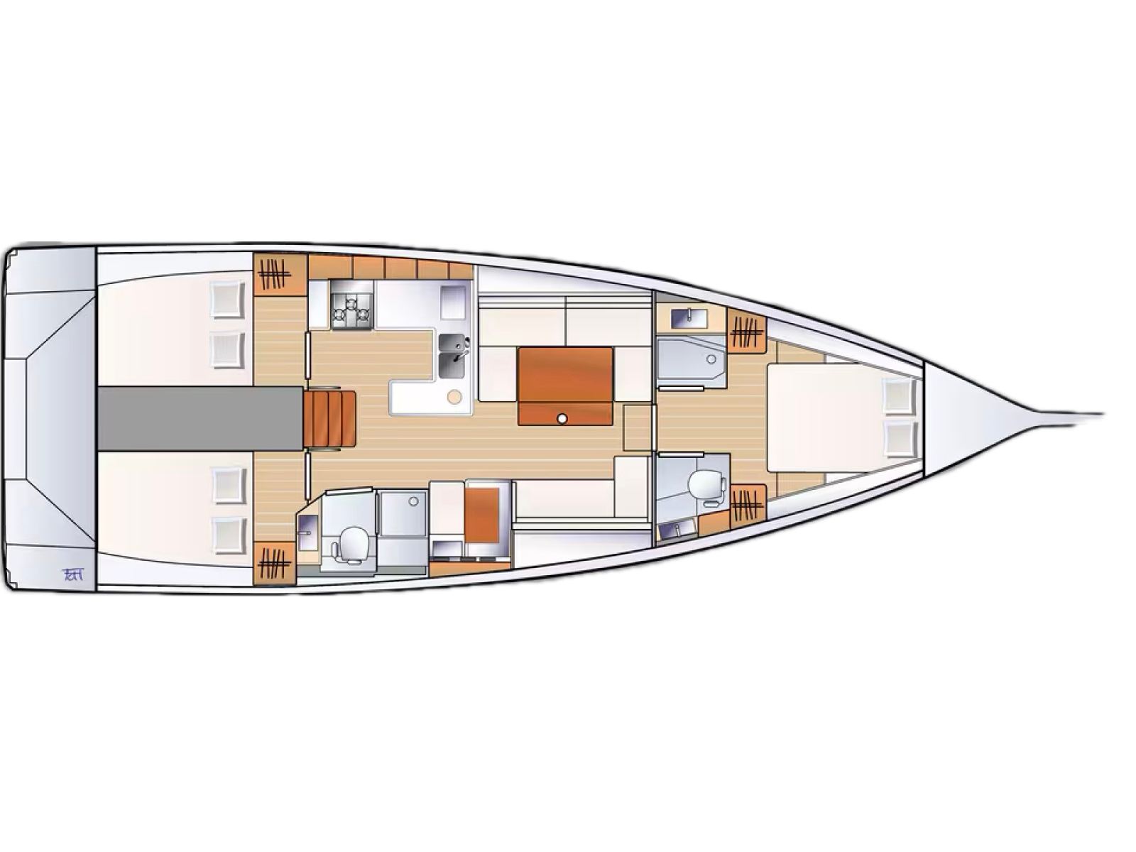 Rzut jachtu RM 1380 Letibbi