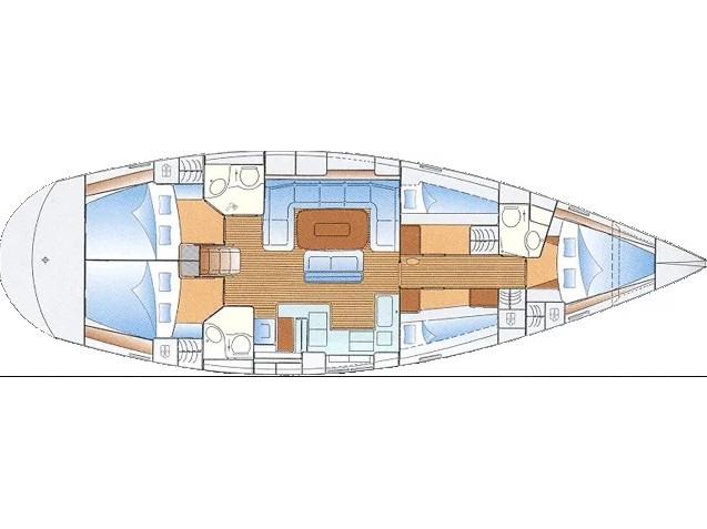 Rzut jachtu Bavaria 50 Odysseas S