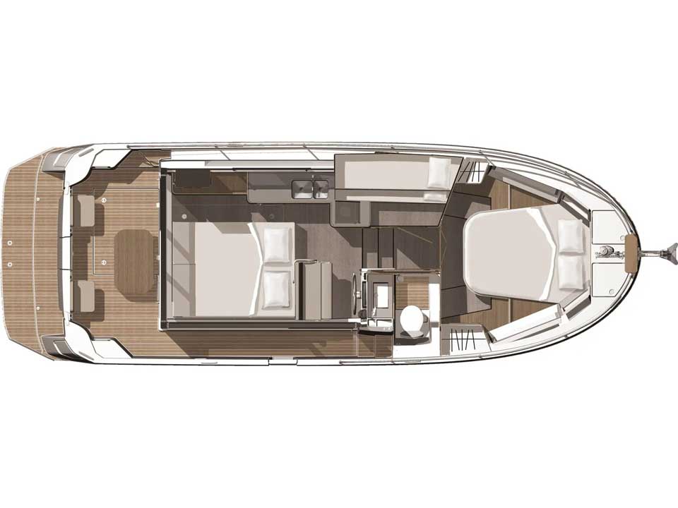 Rzut jachtu Swift Trawler 30 Odysseus