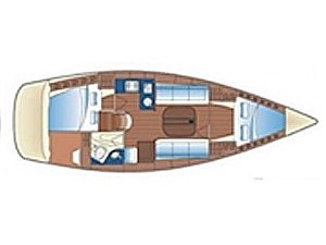 Rzut jachtu Bavaria 35 Match NorthWind II