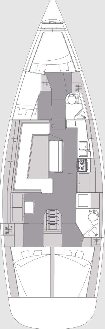 Rzut jachtu Elan Impression 45.1 Simply the Best