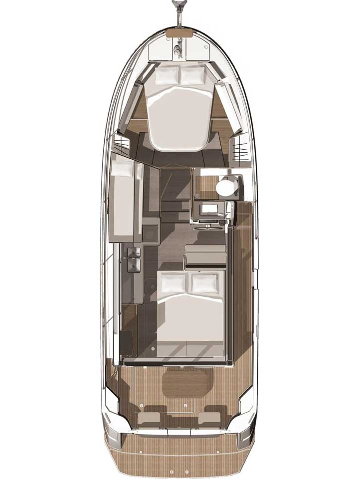 Rzut jachtu Swift Trawler 30 Odysseus