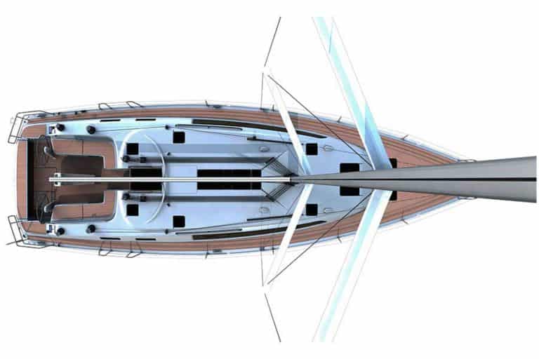 Rzut jachtu Bavaria Cruiser 51 Vitabella 5