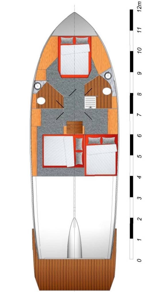 Rzut jachtu Seamaster 45 Mackata