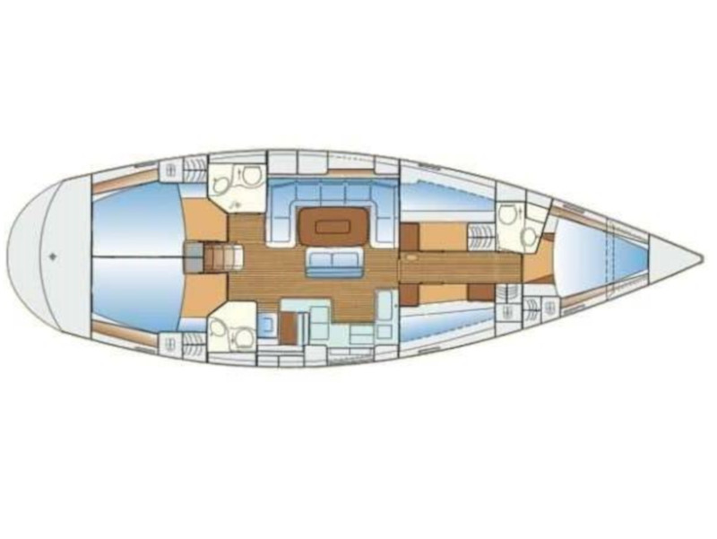 Rzut jachtu Bavaria 50 Angelina
