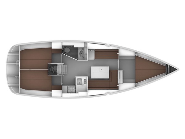 Rzut jachtu Bavaria 36 Kiwi