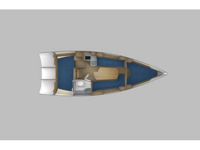 Rzut jachtu Maxus 28 Standard Grand Patience