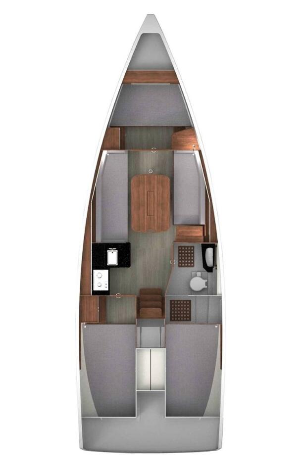 Rzut jachtu Maxus 35 Gea