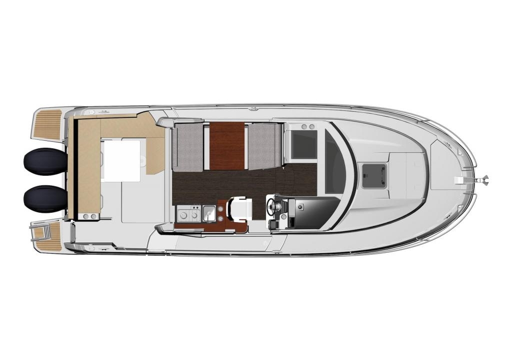 Rzut jachtu Merry Fisher 895 MF 895