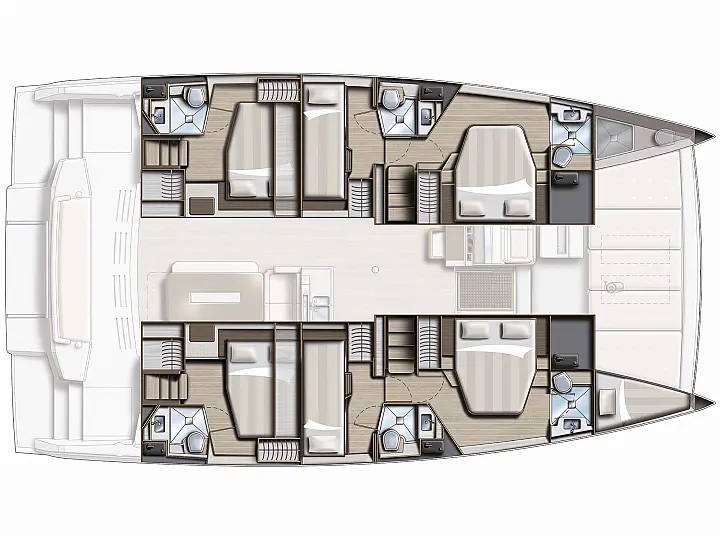 Rzut jachtu Bali 4.8 Sea Pearl