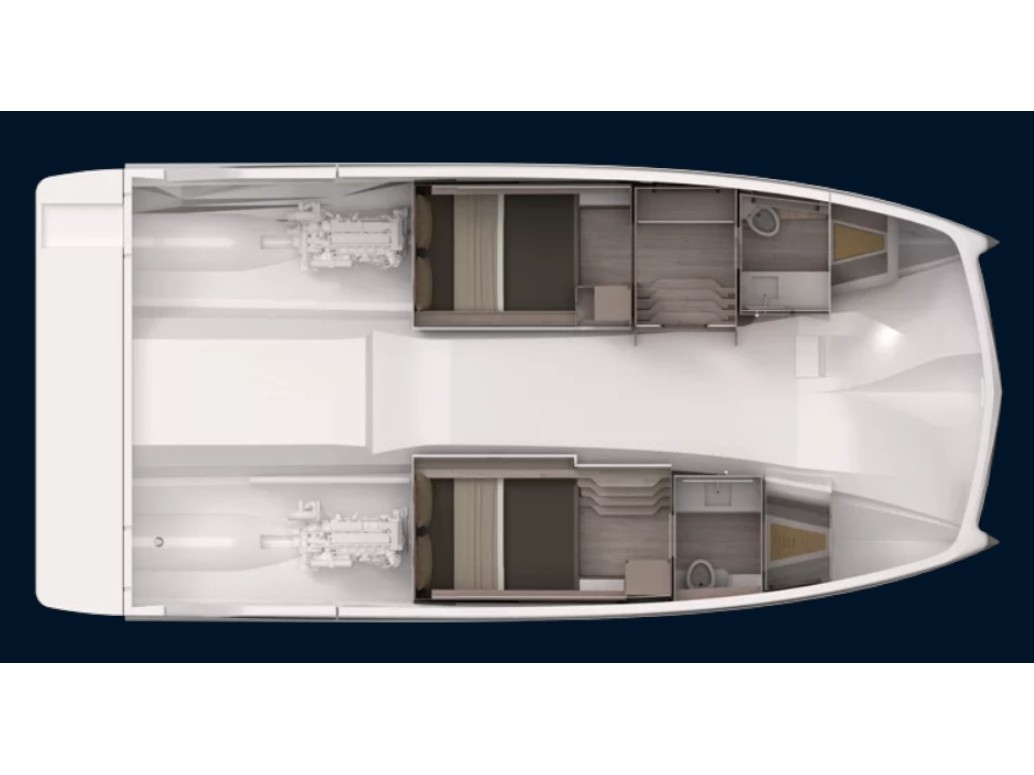 Rzut jachtu Aventura 38 SC Falcon II