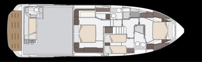 Rzut jachtu Azimut 53 Fly White