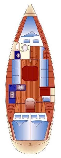 Rzut jachtu Bavaria 36 Magic Mouse