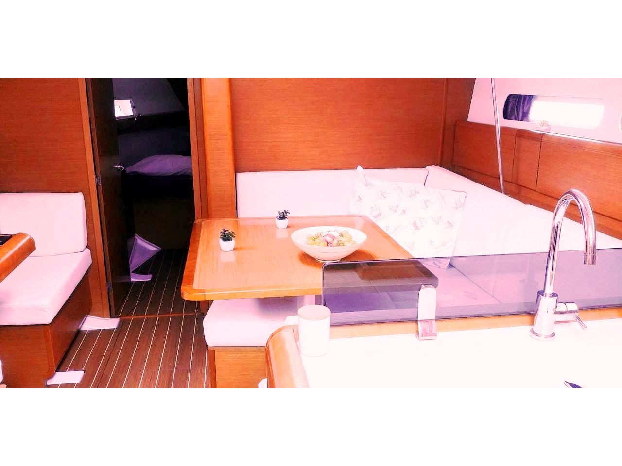 Rzut jachtu Sun Odyssey 409 ARIES