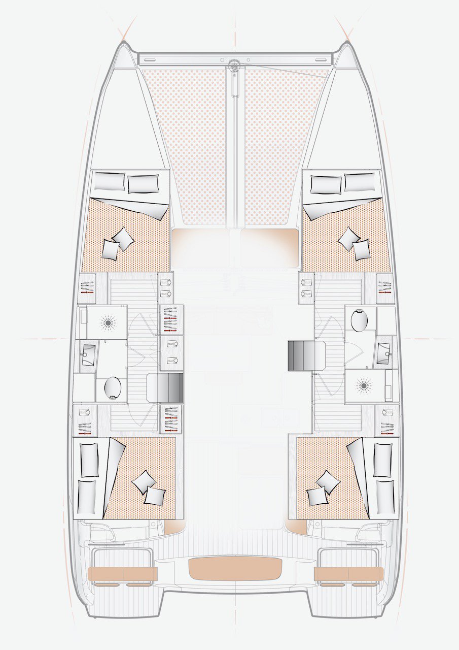Rzut jachtu Excess 11 Gold Kiss