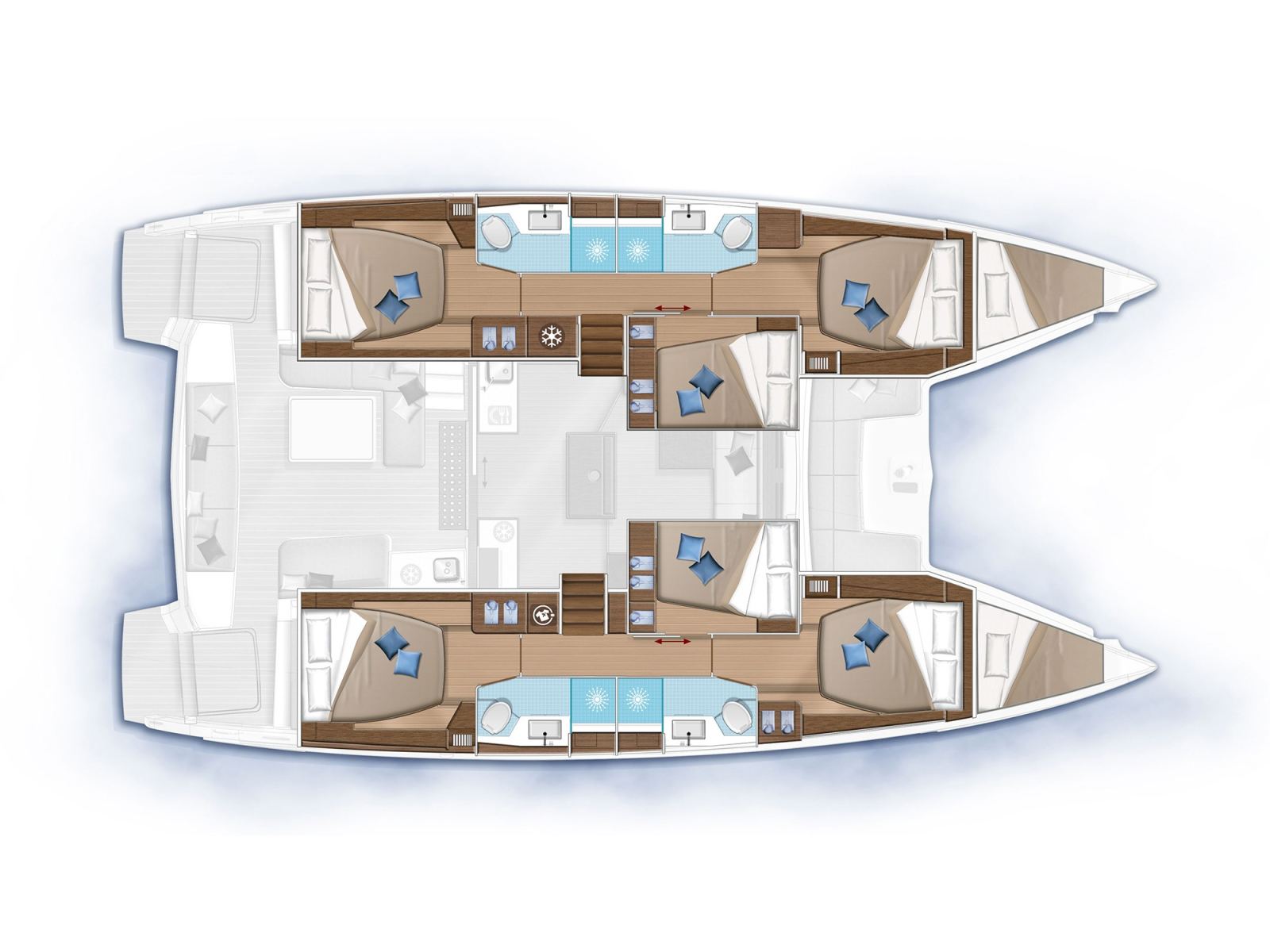 Rzut jachtu Lagoon 50 Spiros (ONLY SKIPPERED)