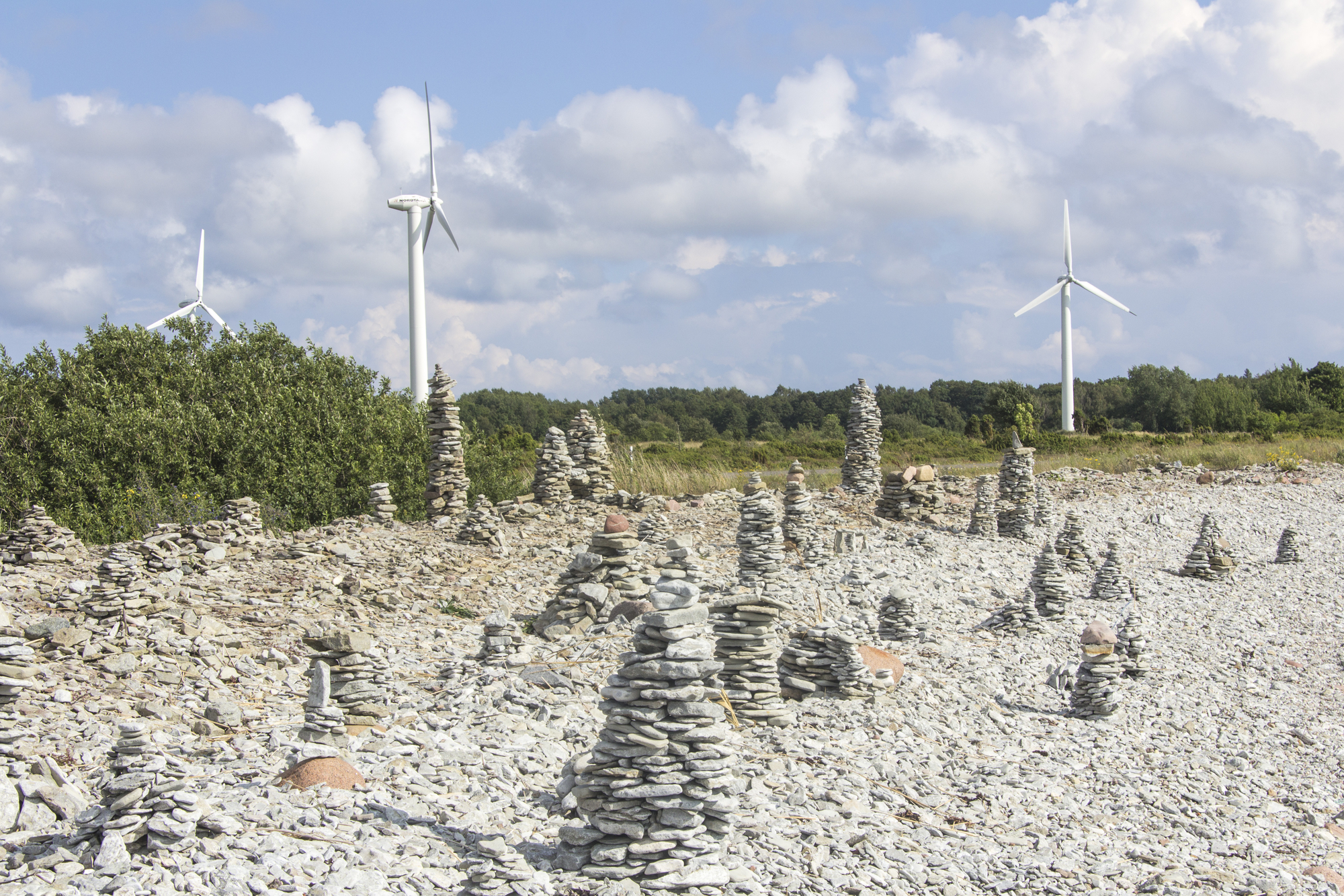 Saaremaa, Estonia, stone beach, kubryk