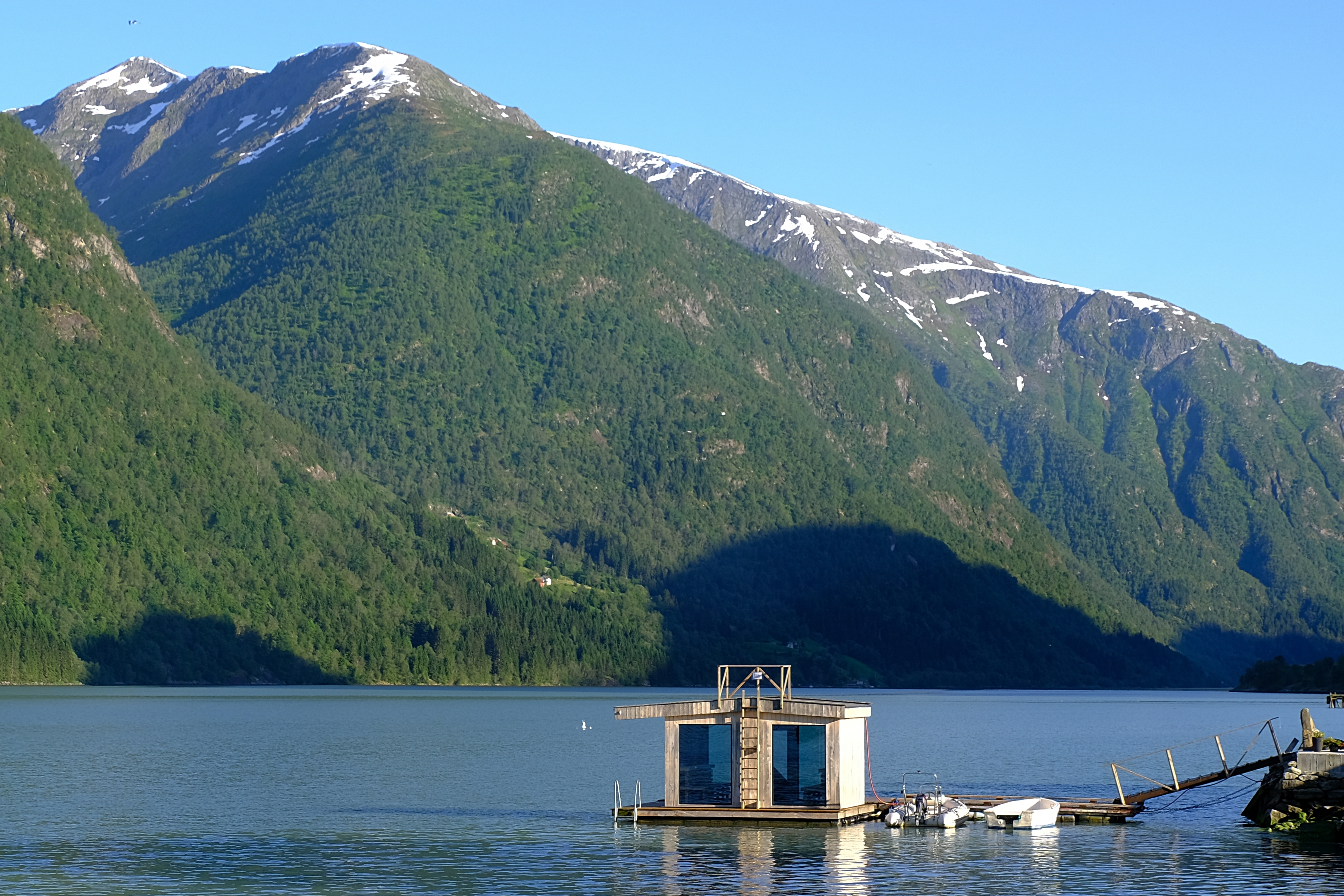 sauna, Fjærland, Norwegia