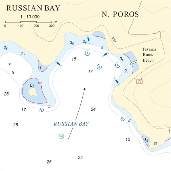Russian Bay na mapie